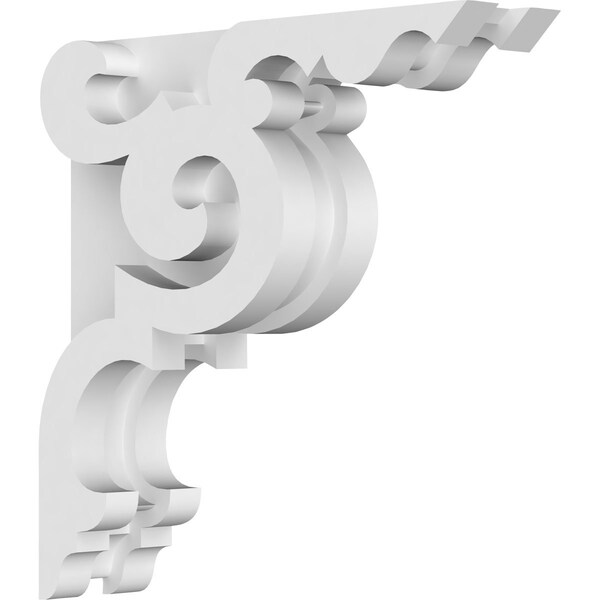 Ekena Millwork Benson Architectural Grade PVC Corbel, 1 7/8"W X 8"D X 8"H CORP01X08X08BE - main